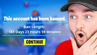 I got BANNED in Fortnite...