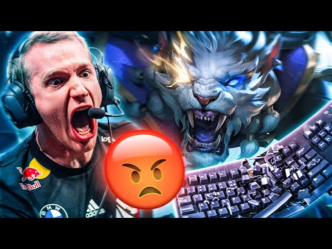 I'M NOT TILTED!!! 😡💥 TESTING NEW RENGAR JUNGLE (AND BREAKING KEYBOARD)