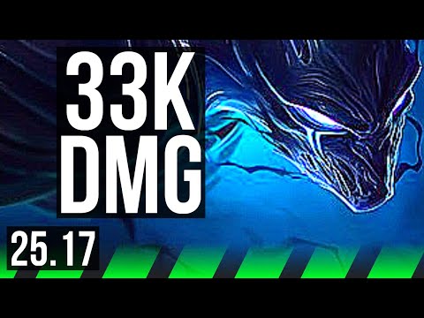 NOCTURNE vs KHA'ZIX (JGL) | 21/5/11, Dominating, 33k DMG | KR Master | 25.17