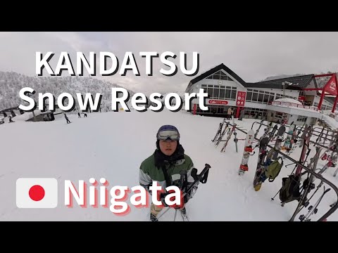 Skiing Movie - Kandatsu Snow Resort - Niigata in Japan