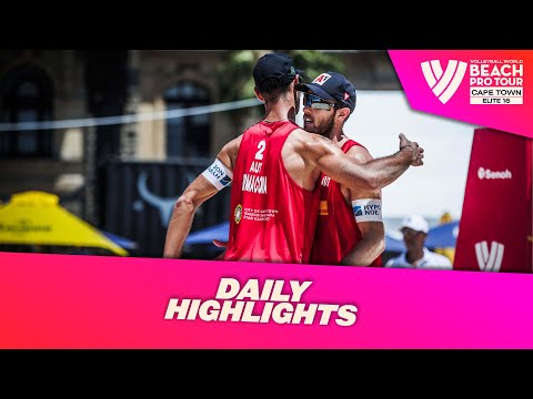 Day 2 Men's Daily Highlights Cape Town 2022 #BeachProTour