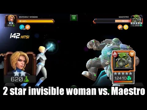 2 Star Invisible woman vs. Maestro - Marvel Contest of Champions