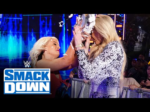 Toni Storm hits Charlotte Flair with a pie to the face: SmackDown, Dec. 3, 2021
