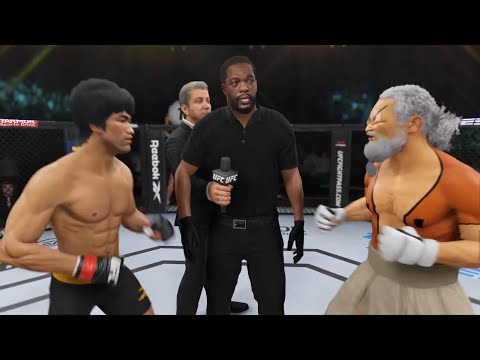 UFC 4 I Bruce Lee vs. Shaolin Master (EA sports UFC 4)