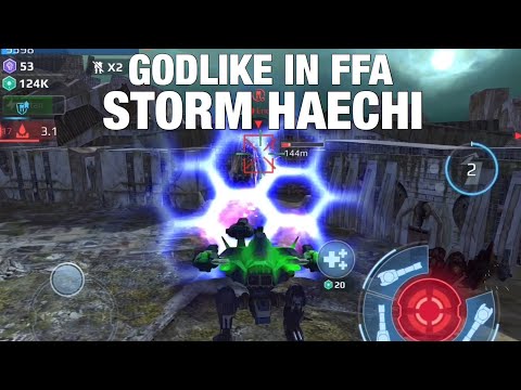 Godlike in FFA: Legendary Pilot Haechi Storm | War Robots F2P Champion League Gameplay