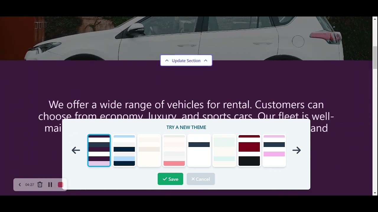 How to Make a Simple Website for a Car Rental Business - SUPER EASY!