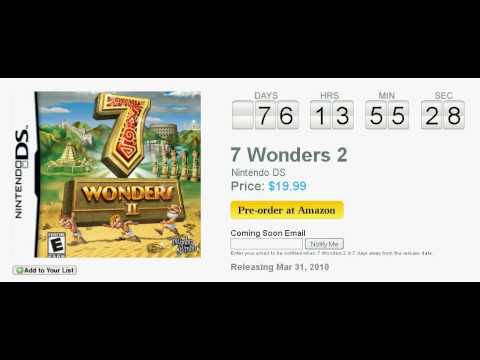 7 wonders 2 nintendo ds
