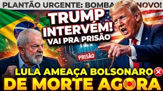 M0RTE AGORA? TRUMP PARTE PRA CIMA DE LULA APÓS ELE AMEAÇAR BOLSONARO DE M0RTE! VÃO PRA CADEIA??