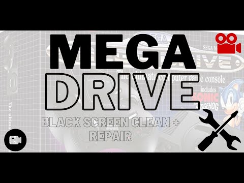 Old school console gaming - SEGA MEGA DRIVE REPAIR & CLEANING 23 YEARS OLD -  Can I get it to work?