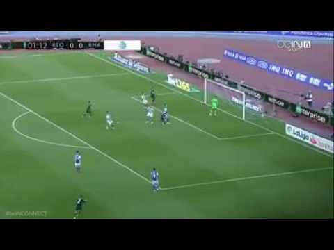 Gol de Gareth Bale a la Real Sociedad (21/agosto/2016)