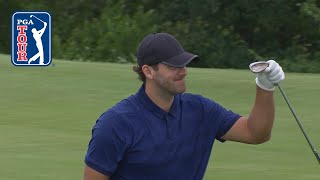 Tony Romo’s chip-in eagle at AT&amp;T Byron Nelson 2019