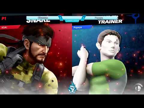 UltimateFOE#10 - Ghassan (Snake) vs Popeye (Wii Fit Trainer) - Losers semis