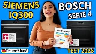 Backofen Testsieger 2026: Siemens iQ300 HB572ABS3 vs Bosch Serie 4 HBA272BB3 - Stiftung Warentest