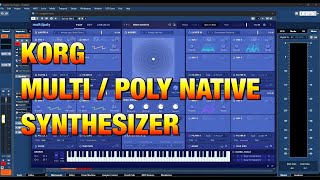 Video thumbnail for KORG MULTI / POLY NATIVE - Analog Modeling Synth - The BIG Sound Test - PC & Mac by The Sound Test Room
