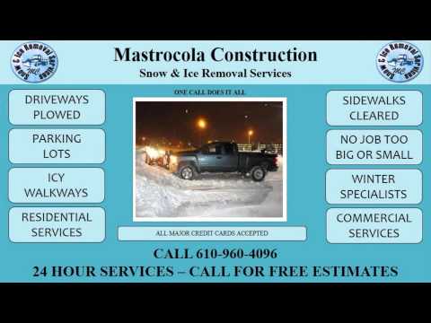 commercial plowing in king of prussia pa | Mastrocola Plowing 610-960-4096