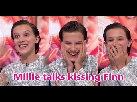 Millie Bobby Brown talks about kissing Finn Wolfhard on Stranger Things