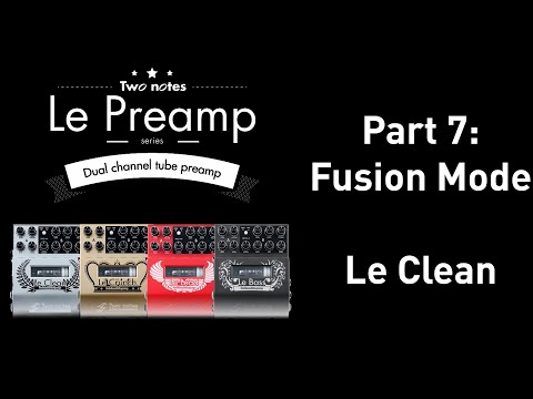 A lead tone with a clean pedal? Yes you can with the Le Clean's fusion mode.