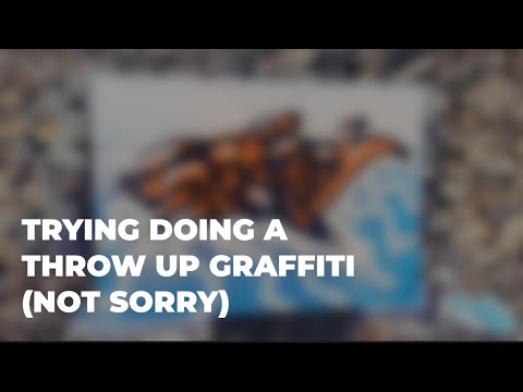 Throw up graffiti - try