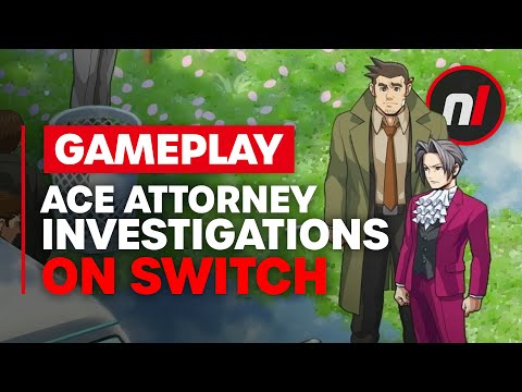 Ace Attorney Investigations Collection Switch Gameplay - YouTube