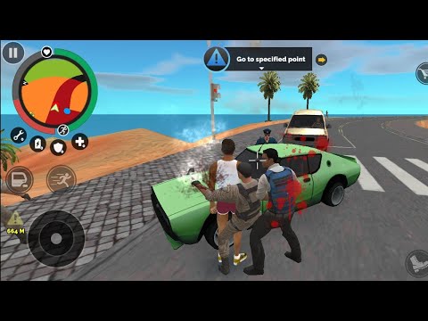 Vegas Crime Simulator 2 – Monster Truck vs Police Chase #4🚨 Crazy City Stunts | Android Gameplay