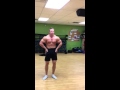 13 weeks out posing session