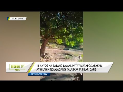 Regional TV News: 11-anyos, patay matapos maapakan at makaladkad ng alagang kalabaw