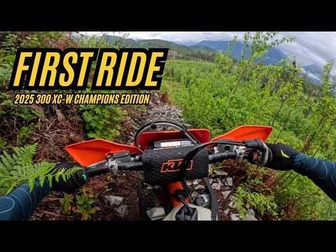 ERSTE FAHRT – 2025 300 XC-W Champions Edition