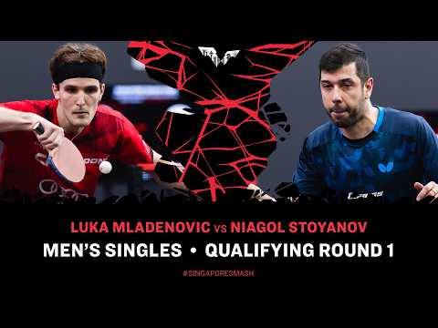 Luka Mladenovic vs Niagol Stoyanov | MS QR 1 | #WTTSingapore2026