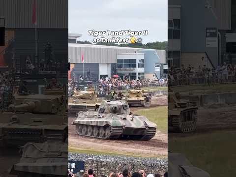 It’s historic 2 running Tiger in one plane 😍💨 #panzer #tankfest