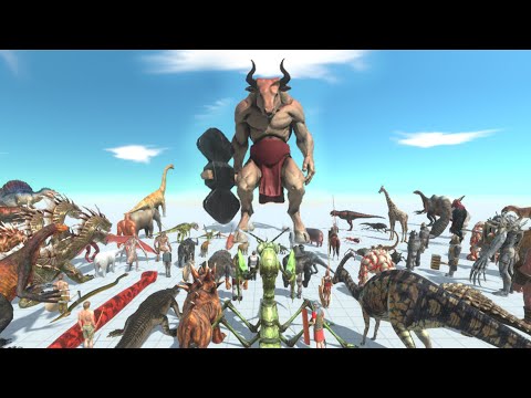 NEW UNIT Updated Minotaur vs ALL UNITS in Animal Revolt Battle Simulator