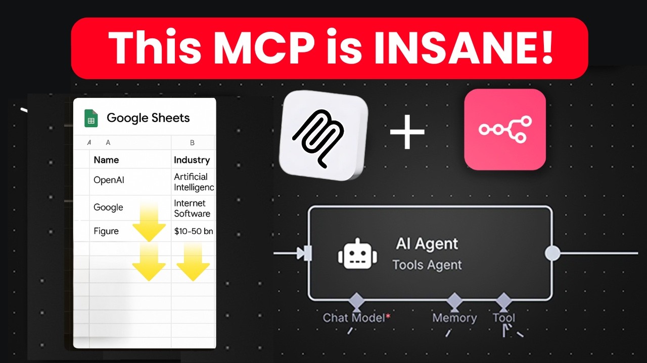 MCP + n8n for Sales & Research: Real Business Data Enrichment Example (FREE Template)