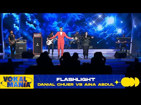 Danial Chuer vs Aina Abdul - Flashlight | Vokal Mania (2020)