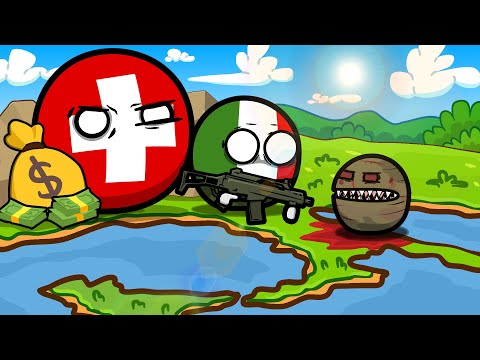 Zombies in Europe. Beginning. countryballs Episode 1.