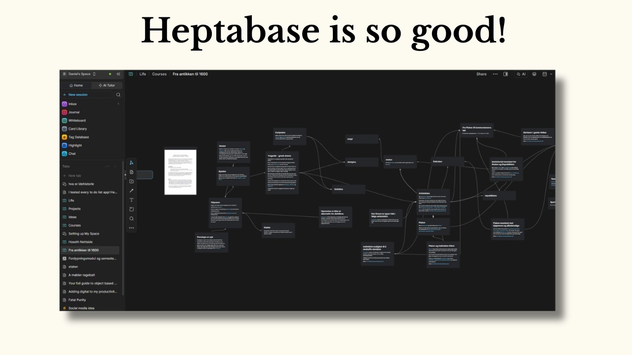 Heptabase is the best visual notes app video thumbnail
