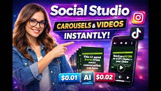 Social Studio — Create AI-Generated Carousels and Videos Instantly