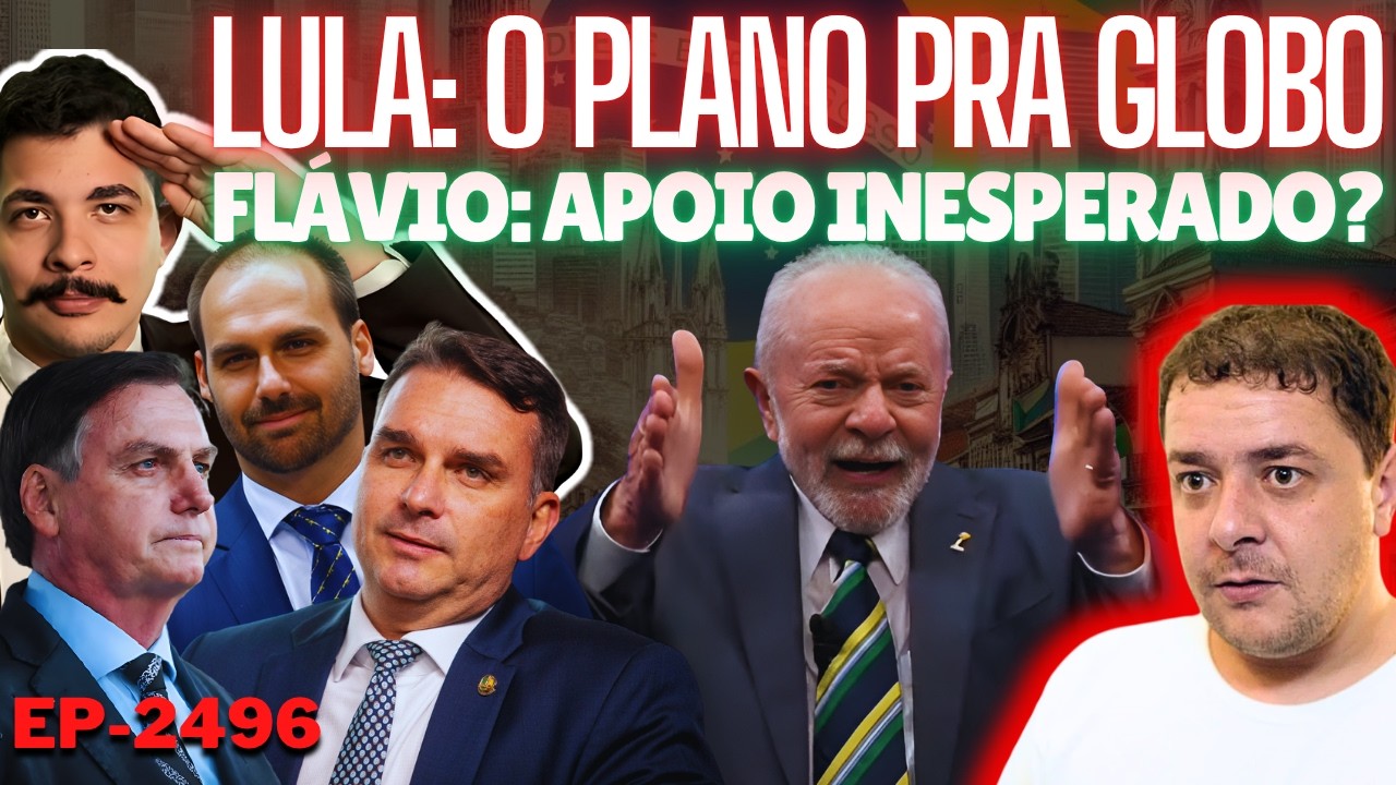 Lula FOGE e Prepara PLANO Pra Sabatina da Globo + Flávio: APOIO Inesperado? + Problematizaram o Dudu