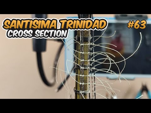 Model Ship Santisima Trinidad cross section - part 63