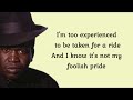 Barrington Levy Too Experienced Lyrics