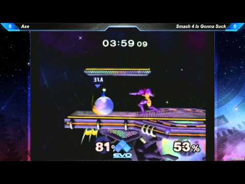 EVO 2013 SSBM Pools A60 - Axe (Pikachu) vs Smash 4 is Gonna Suck (Samus)