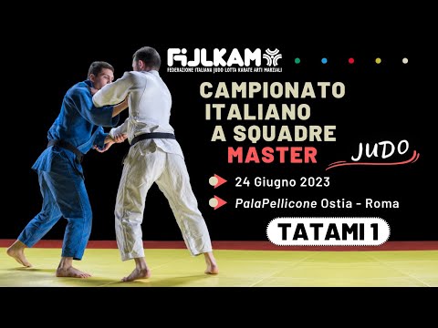 Judo 🥋 Campionato Italiano a Squadre Master 2023 ➡️ Tatami 1