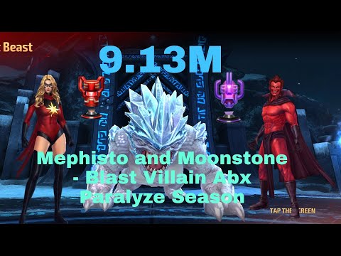 ABX Paralyze Blast Villain | Mephisto and Moonstone | 9.13M - Marvel Future Fight