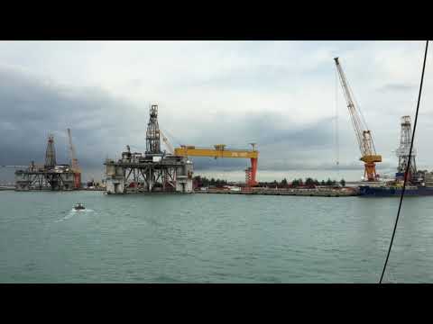 Visit to Anchored Oil and Gas JACKUP RIG