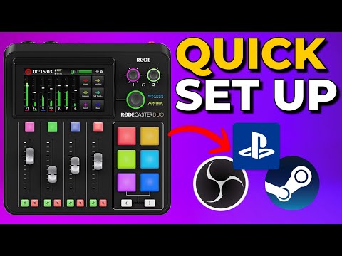 Rodecaster Duo Quick Setup | PC, Console, and OBS Guide