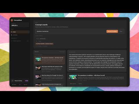ConceptSeek 공식 영상 미리보기