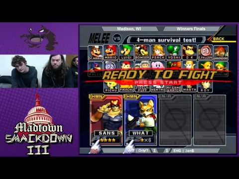 MTSD4 - WIT|ORLY (Red Fox, Falcon) vs EHG|Jon$ (Fox) SSBM Winners Finals