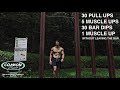 懸垂30回 + マッスルアップ5回 + バーディップス30回 + マッスルアップ1回 [カリステニクス]