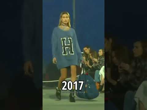 Hailey Bieber RUNWAY EVOLUTION from 2015-2021