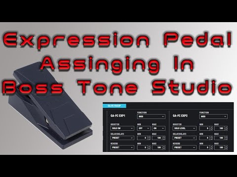 Boss Katana Mk2 Pedal Assign Tutorial in Boss Tone Studio #bosskatana #boss