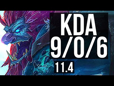 TRUNDLE vs IRELIA (TOP) | 9/0/6, 7 solo kills, Legendary | EUW Diamond | v11.4