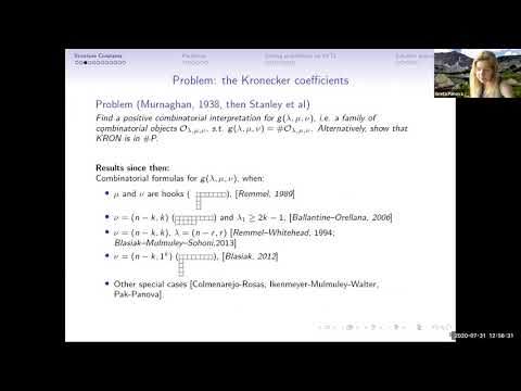 Greta Panova, Algebraic combinatorics meets probability: statistical mechanics and asymptotics, pt 2